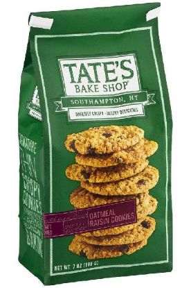Picture of Tate/'s Bake Shop Oatmeal Raisin Cookies 7 Oz