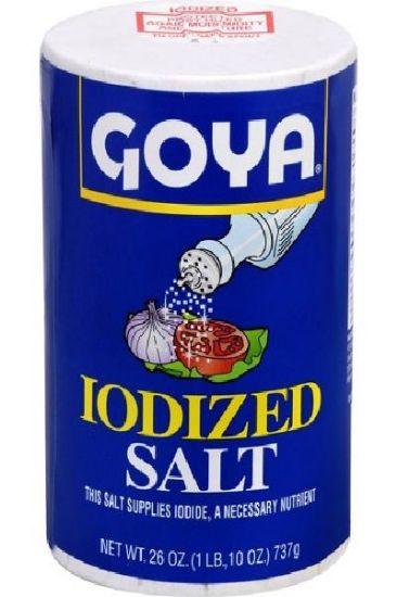 Picture of Goya Iodized Salt 26 Oz
