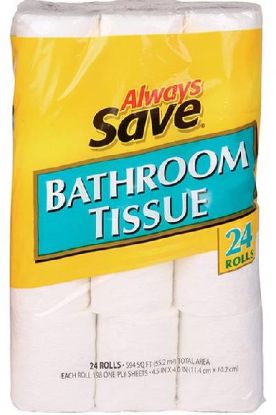 Picture of Always Save Bathroom Tissue 2 Ply 24 Ct