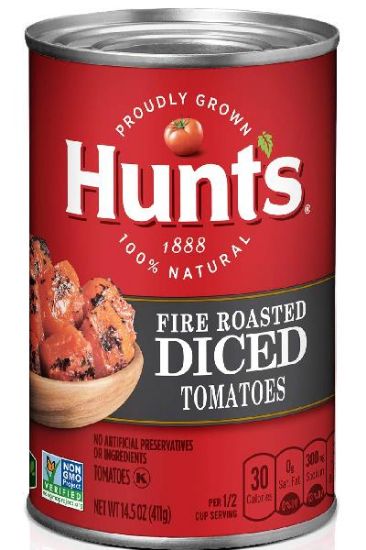 Picture of Hunt/'s Fire Roasted Diced Tomato 14.5 Oz