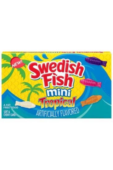 Picture of Swedish Fish Tropical Artificially Flavored Fish Minis 2 Oz