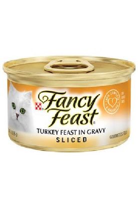 Picture of Fancy Feast Gourmet Cat Food Turkey Feast In Gravy 3 Oz