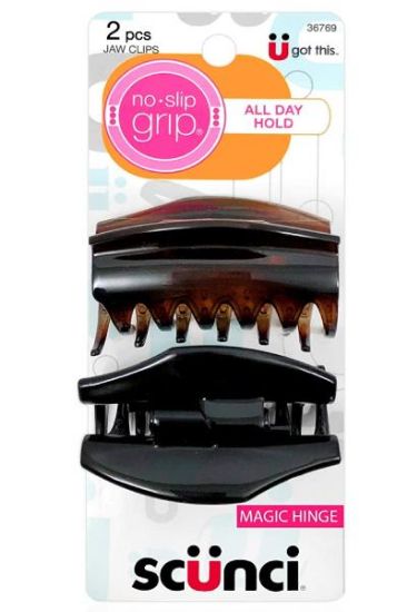 Picture of Scunci Ribbon Bow Clips 6 Pc