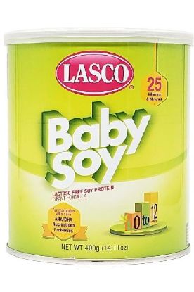 Picture of Lasco Baby Soy Lactose Free Based Infant Formula 400 G