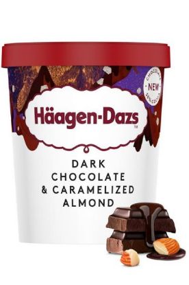 Picture of Haagen Dazs Dark Chocolate & Caramelized Almond 415 Grams