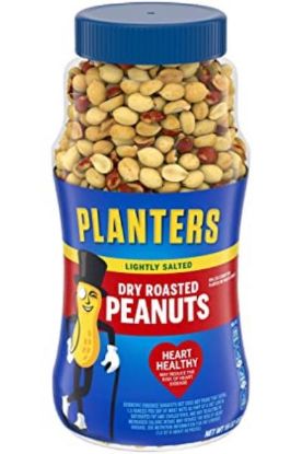 Picture of Planters Lightly Salted Dry Roasted Peanuts 16 Oz