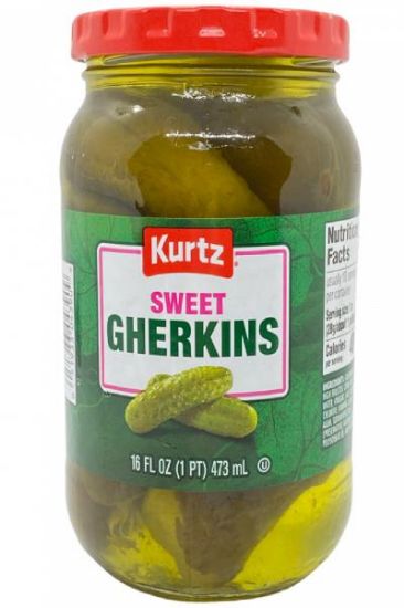 Picture of Kurtz Sweet Gherkins 16 Oz