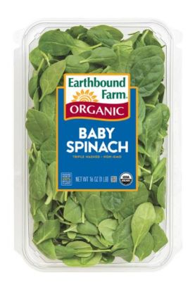 Picture of Organic Baby Spinach 4 Lb