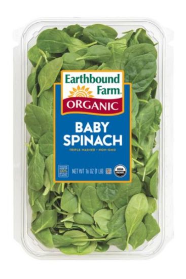 Picture of Organic Baby Spinach 4 Lb