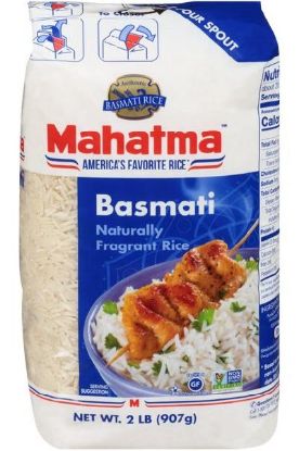 Picture of Mahatma Basmati Naturally Fragrant Rice 2 Lb