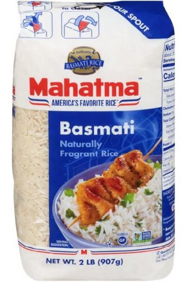Picture of Mahatma Basmati Naturally Fragrant Rice 2 Lb