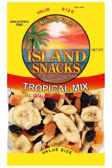 Picture of Island Snacks Tropical Mix 8 Oz