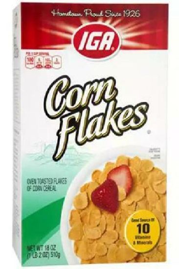 Picture of Iga Corn Flakes 18 Oz