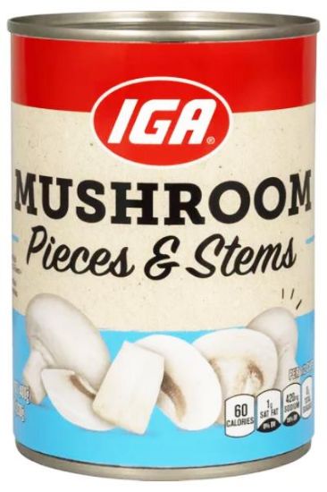 Picture of Iga Mushroom Pieces & Stems 14 Oz