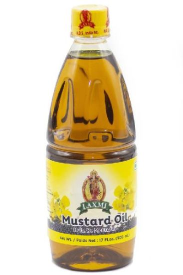 Picture of Laxmi Kachi Ghani Mustard Oil 500ml 17 Oz