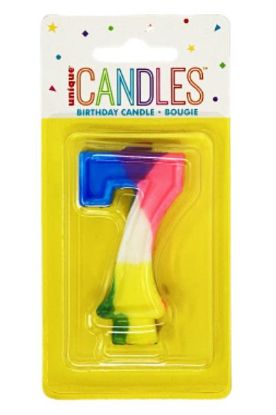 Picture of Unique No.7 Birthday Candle 1 Pc