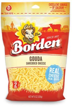 Picture of Borden Gouda Shredded Cheese 8 Oz