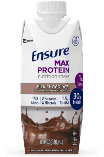 Picture of Ensure Max Protein Nutrition Shake Milk Chocolate 330 Ml