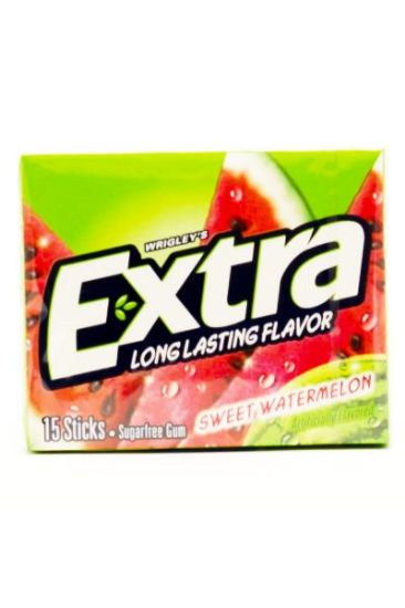 Picture of Wrigley/'s Extra Long Lasting Sweet Watermelon Flavor 15stick 1 Pc