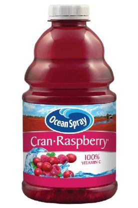 Picture of Ocean Spray 100%cranberry Raspberry Juice 46 Oz