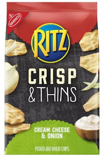 Picture of Ritz Crisp & Thins Cream Cheese & Onion 7.1 Oz