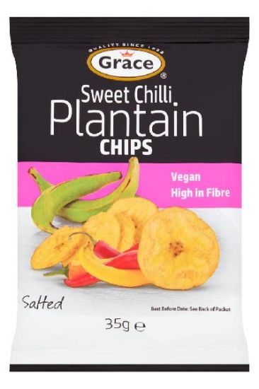 Picture of Grace Sweet Plantain Vegan Chips 35 Grams
