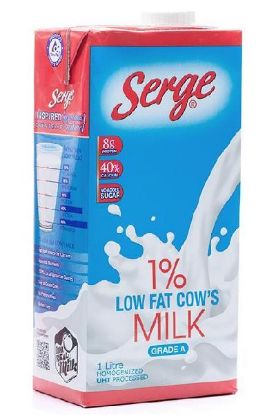 Picture of Serge 1% Low Fat Cow/'s Milk 1 Litre