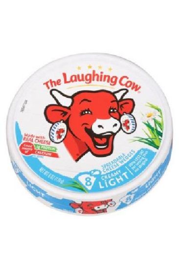 Picture of The Laughing Cow Spreadable Cheese Wedges Creamy Light 6 Oz