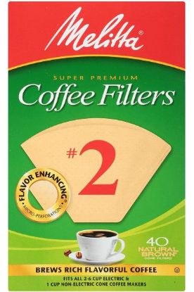 Picture of Melitta Coffee Filters # 4 Cone 40 Ct