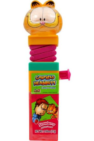 Picture of Kidsmania Garfield Headbutt Candy Lollipop 0.60 Oz
