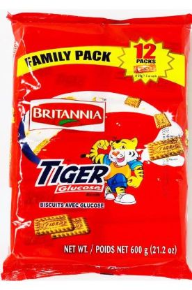 Picture of Britannia Tiger Glucose Biscuit Family Pack 600 Grams
