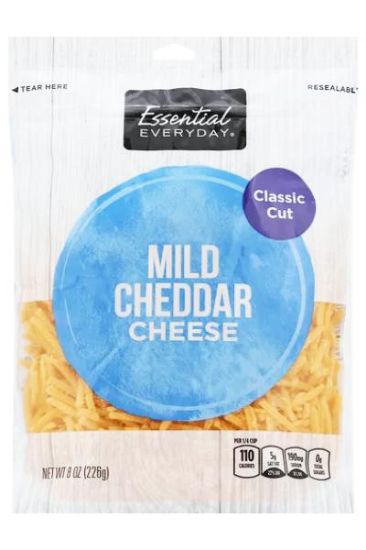 Picture of Essential Everyday Medium Cheddar Cheese 8 Oz