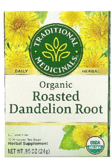 Picture of Traditional Medicinals Organic Roasted Dandelion Root 0.85 Oz