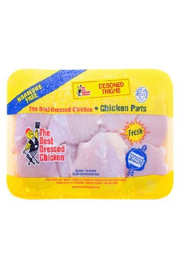 Picture of The Best Dressed Chicken All Natural Boneless Thighs 1 Lb 1 Pack
