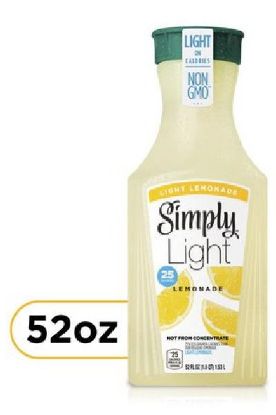 Picture of Simply Lemonade Light 52 Oz