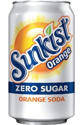 Picture of Sunkist Diet Orange Can 12 Oz