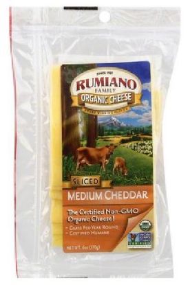 Picture of Rumiano Organic Mild Cheddar Sliced Cheese 6 Oz