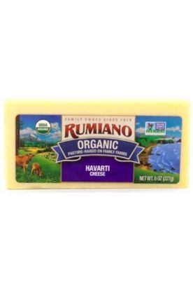 Picture of Rumiano Organic Havarti Cheese Bar Family Owned 8 Oz