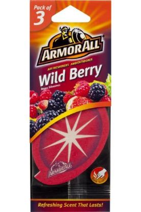 Picture of Armor All Air Freshener Card Wild Berry 3 Pk