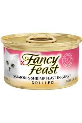 Picture of Fancy Feast Salmon & Shrimp Feast In Gravy Grilled 3 Oz