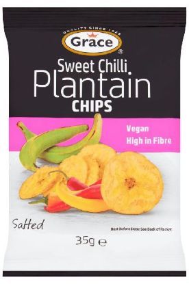 Picture of Grace Sweet Chilli Plantain Chips 35 Grams