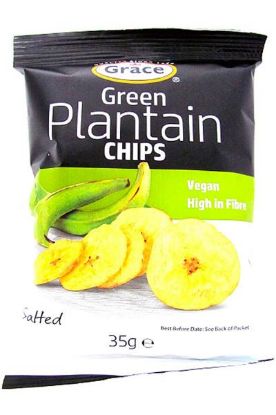 Picture of Grace Green Plantain Vegan Chips 35 Grams