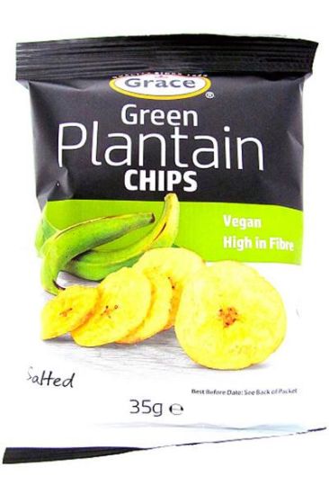 Picture of Grace Green Plantain Vegan Chips 35 Grams