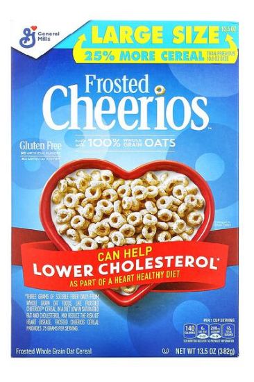 Picture of General Mills Cheerios Frosted Whole Grain Oats  13.5 Oz