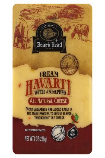 Picture of Cream Havarti With Jalapeno 8 Oz