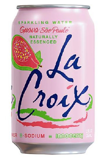 Picture of La Croix Guava Sparkling Water 12 Oz