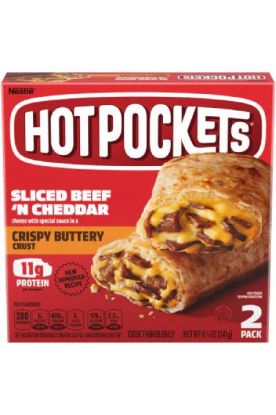 Picture of Hot Pockets Sliced Beef & Cheddar 2 Pack 8.5 Oz