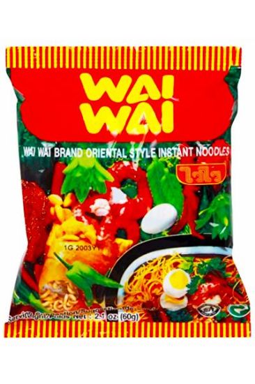 Picture of Wai Wai Oriental Style Instant Noodles 7 Oz