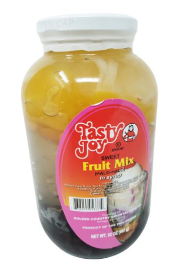 Picture of Tasty Joy Sweet Fruit Mix In Syrup (Halo-Halo) 32 Oz