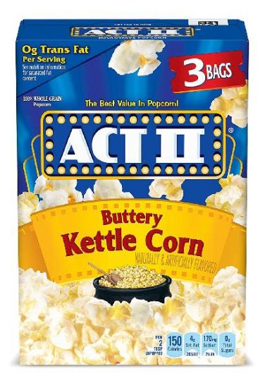 Picture of Act 2 Buttery Kettle Corn 8.25 Oz